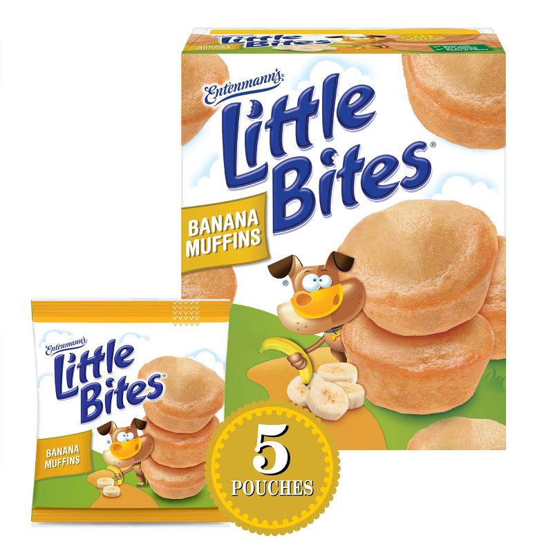 slide 1 of 9, Entenmann's Little Bites Banana Muffins - 8.25oz, 8.25 oz