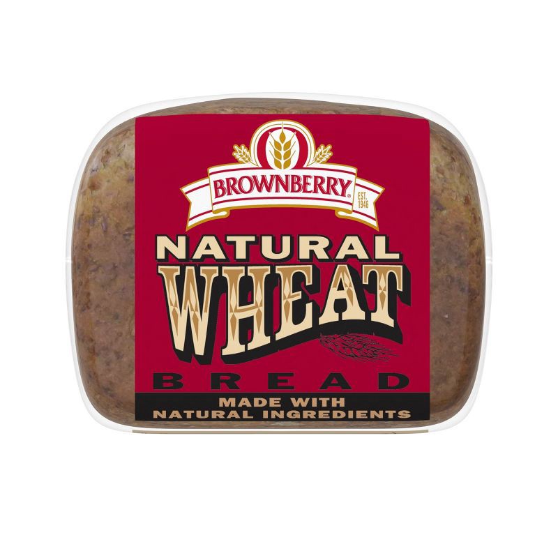 slide 5 of 7, Brownberry Natural Wheat Bread - 24oz, 24 oz