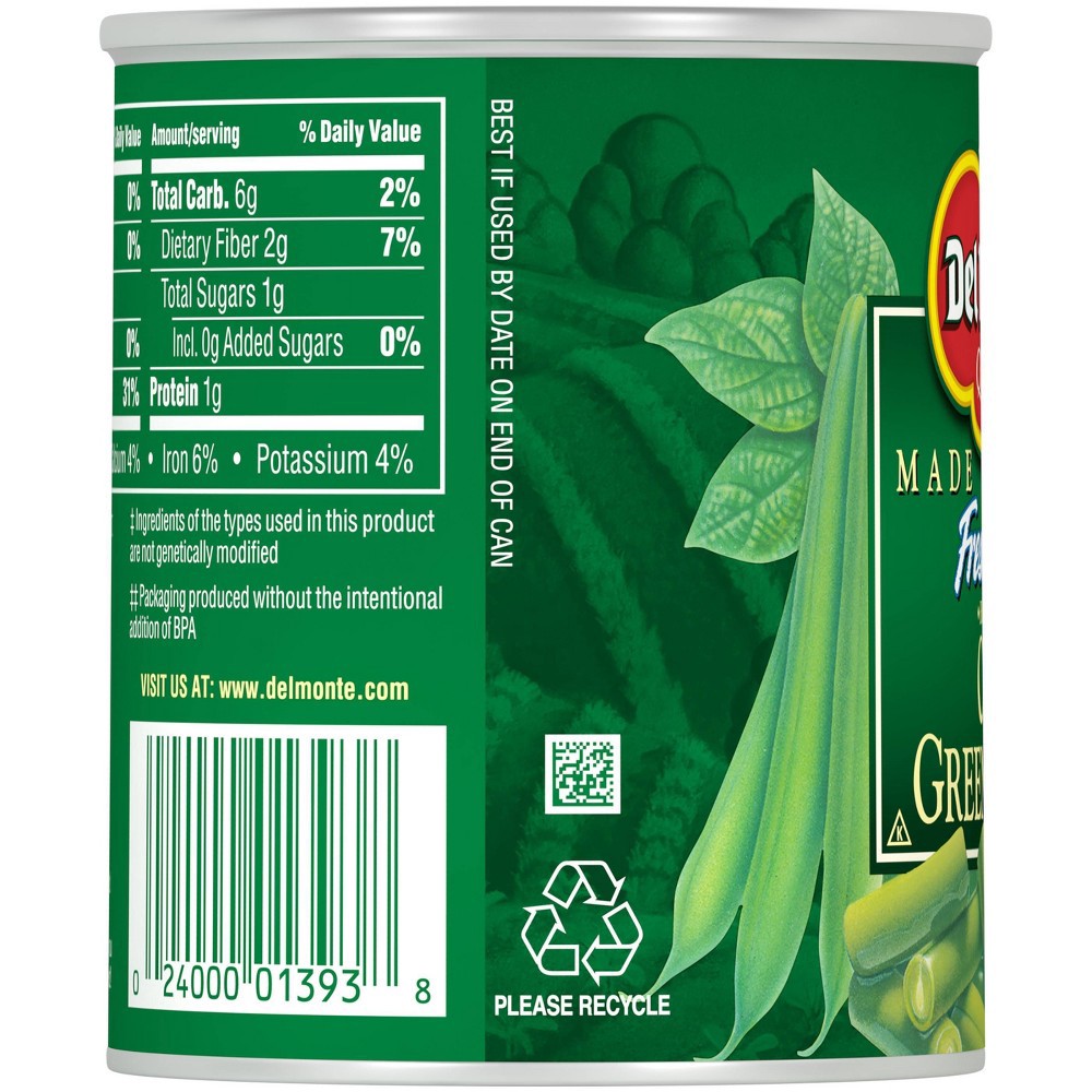 Del Monte Blue Lake Cut Green Beans, Canned Vegetables 8 oz Shipt