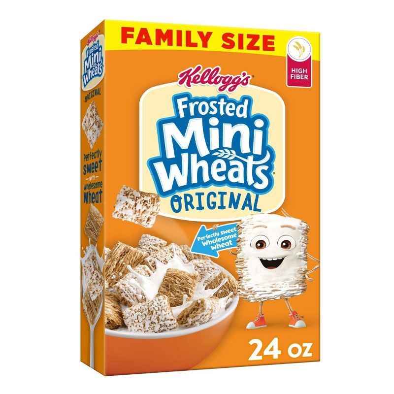 slide 1 of 12, Original Frosted Mini-Wheats Breakfast Cereal - 24oz - Kellogg's, 24 oz