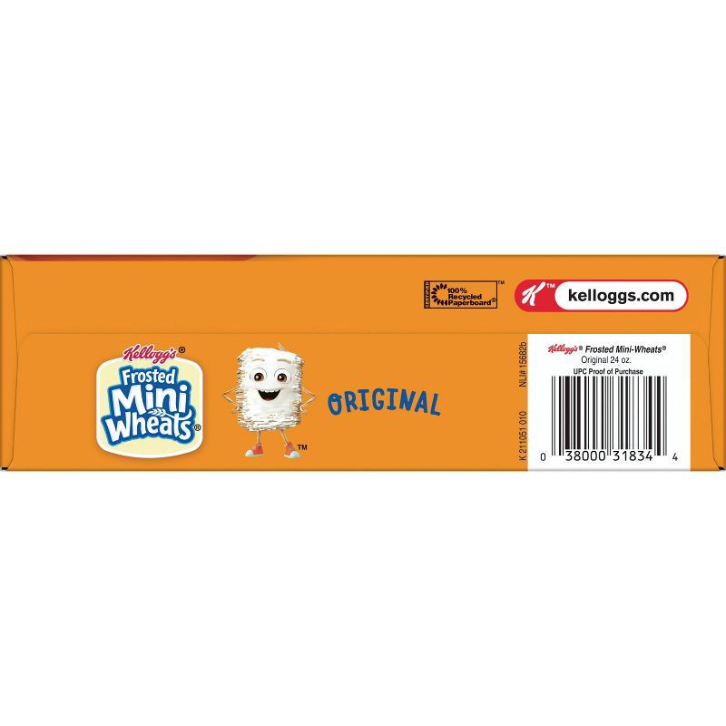 slide 8 of 12, Original Frosted Mini-Wheats Breakfast Cereal - 24oz - Kellogg's, 24 oz