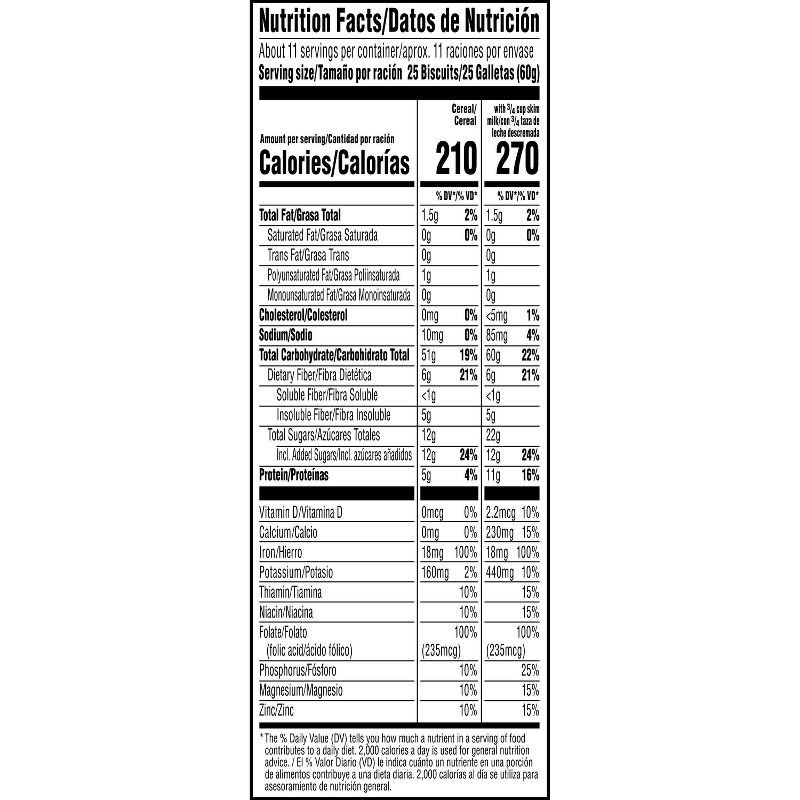 slide 10 of 12, Original Frosted Mini-Wheats Breakfast Cereal - 24oz - Kellogg's, 24 oz