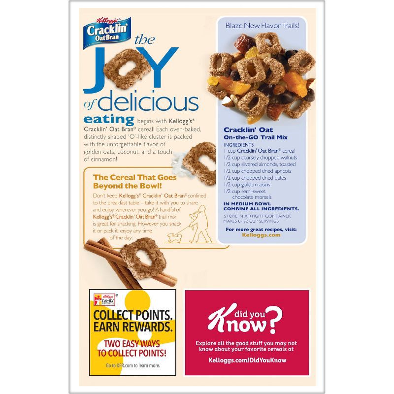 Cracklin' Oat Bran Breakfast Cereal 16.5oz Kellogg's 16.5 oz Shipt