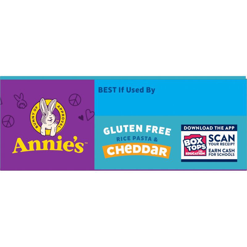 slide 7 of 9, Annie's Gluten Free Rice Pasta & Cheddar Mac and Cheese - 6oz, 6 oz