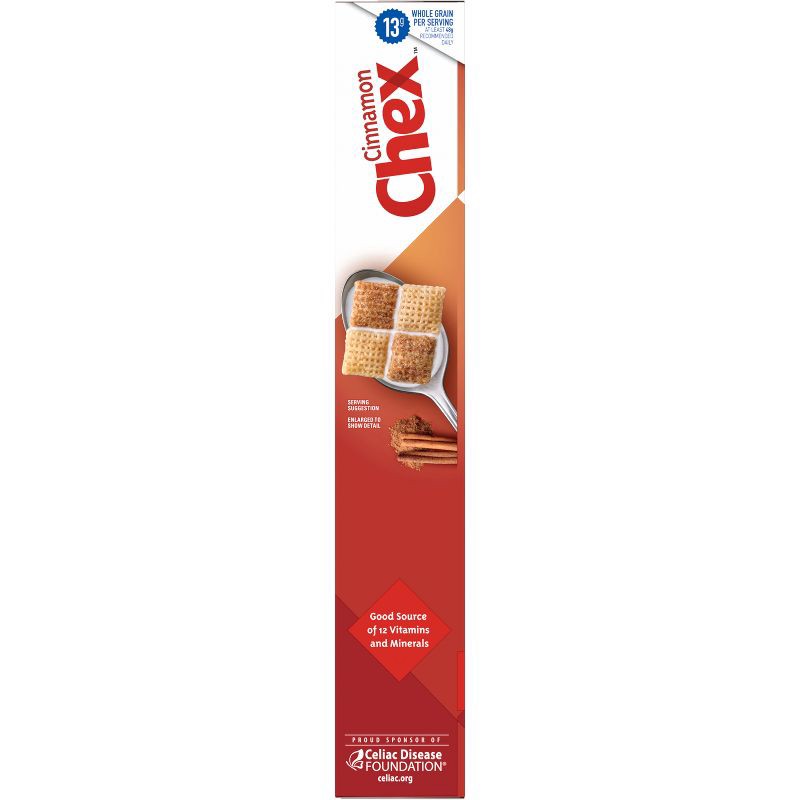 slide 5 of 8, Cinnamon Chex Gluten Free Breakfast Cereal - 12oz - General Mills, 12 oz