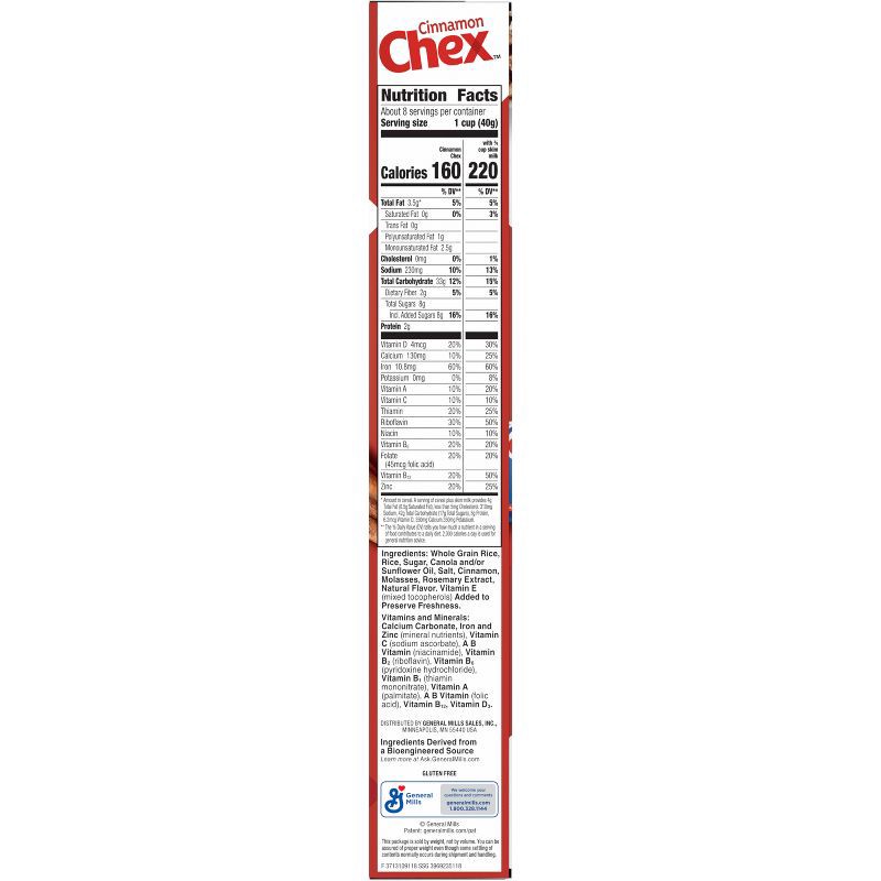 slide 6 of 8, Cinnamon Chex Gluten Free Breakfast Cereal - 12oz - General Mills, 12 oz