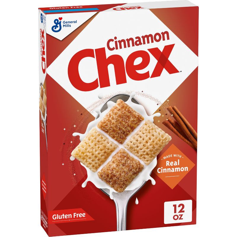 slide 1 of 8, Chex Gluten Free Cinnamon Breakfast Cereal - 12oz, 12 oz