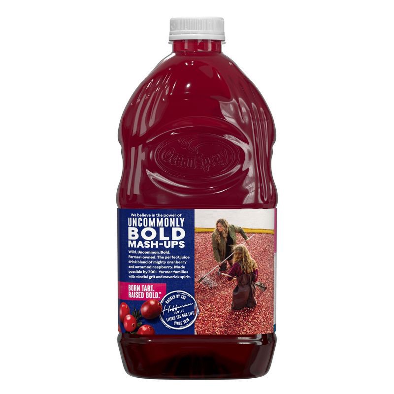 slide 2 of 10, Ocean Spray Cran-Raspberry Juice - 64 fl oz Bottle, 64 fl oz