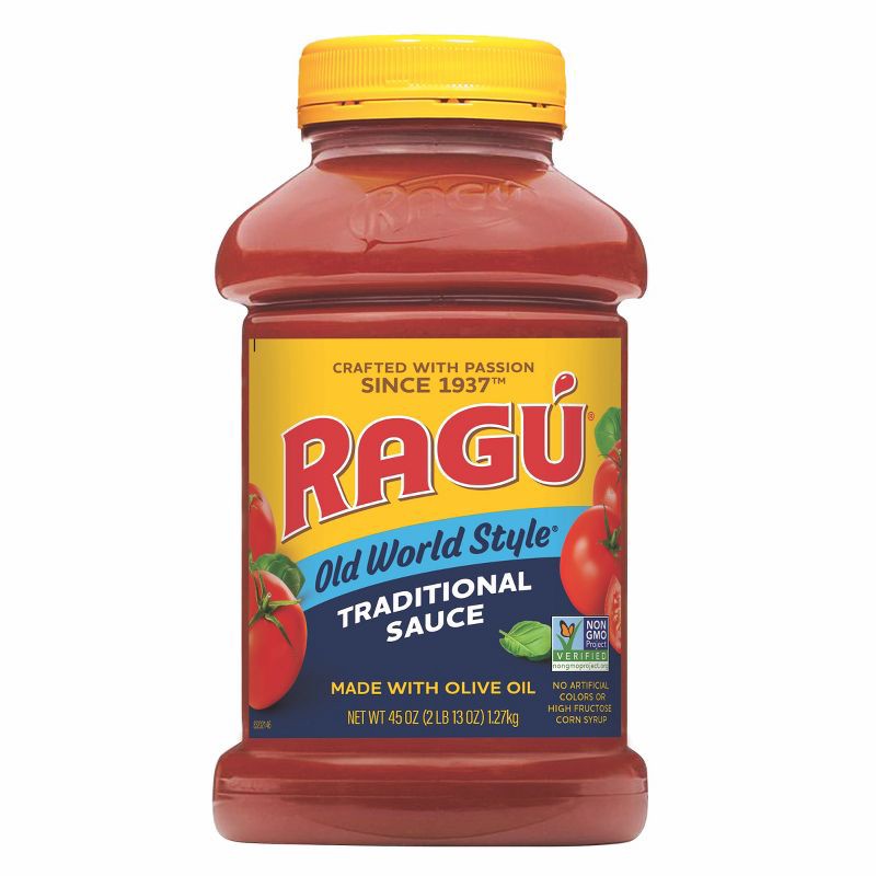 slide 1 of 7, Ragu Old World Style Traditional Pasta Sauce - 45oz, 45 oz