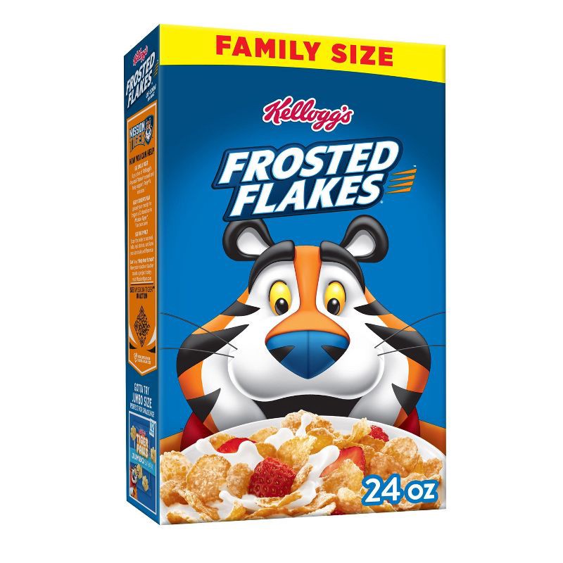 slide 1 of 7, Tony the Tiger Frosted Flakes Breakfast Cereal - 24oz - Kellogg's, 24 oz
