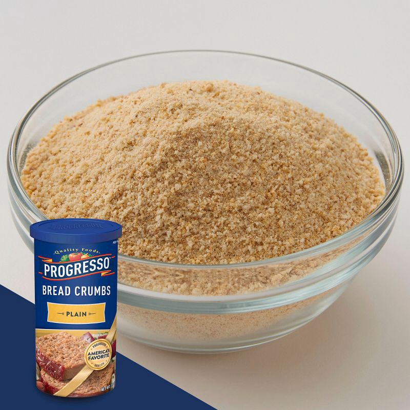 slide 3 of 10, Progresso Plain Bread Crumbs 15oz, 15 oz