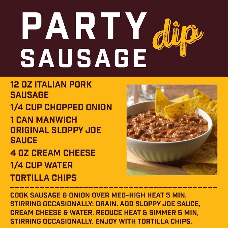 slide 5 of 5, Manwich Orginal Sloppy Joe Sauce - 24oz, 24 oz