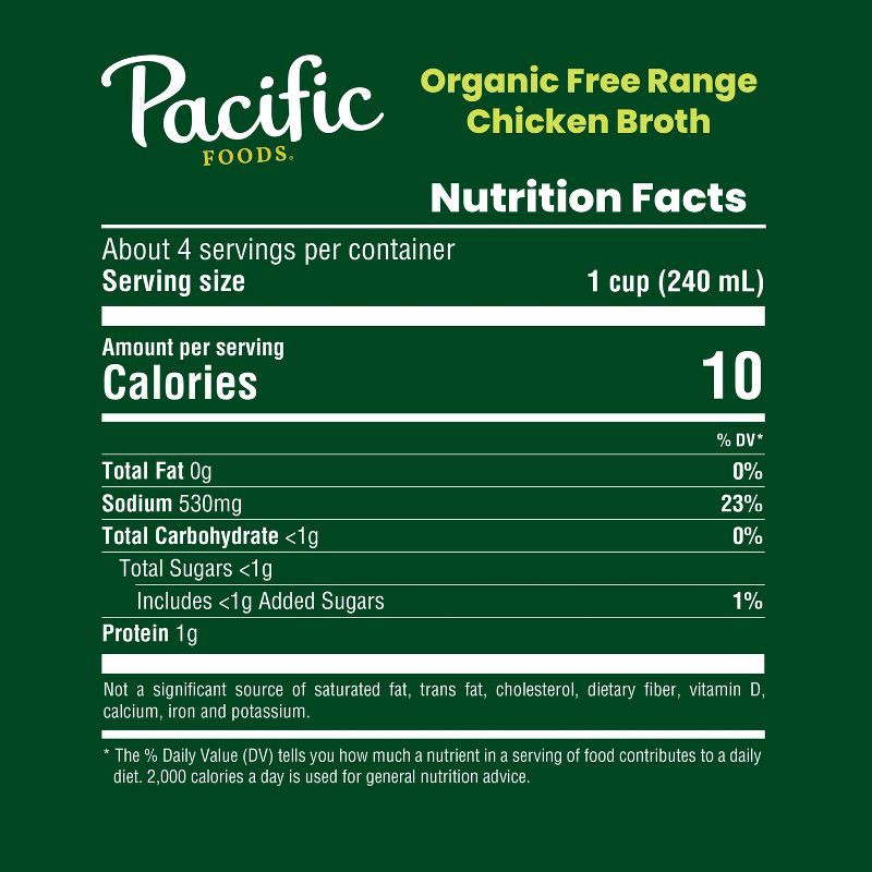 slide 2 of 10, Pacific Foods Organic Gluten Free Free Range Chicken Broth - 32oz, 32 oz