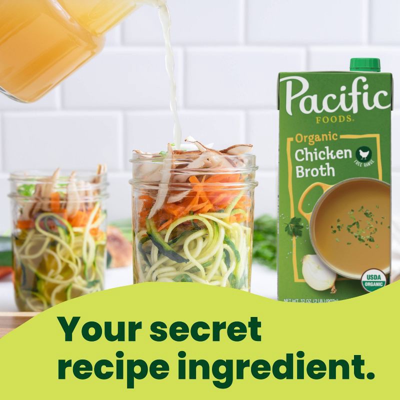 slide 3 of 10, Pacific Foods Organic Gluten Free Free Range Chicken Broth - 32oz, 32 oz