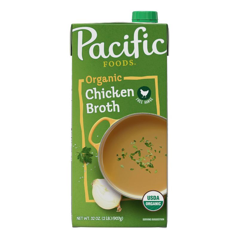 slide 7 of 10, Pacific Foods Organic Gluten Free Free Range Chicken Broth - 32oz, 32 oz