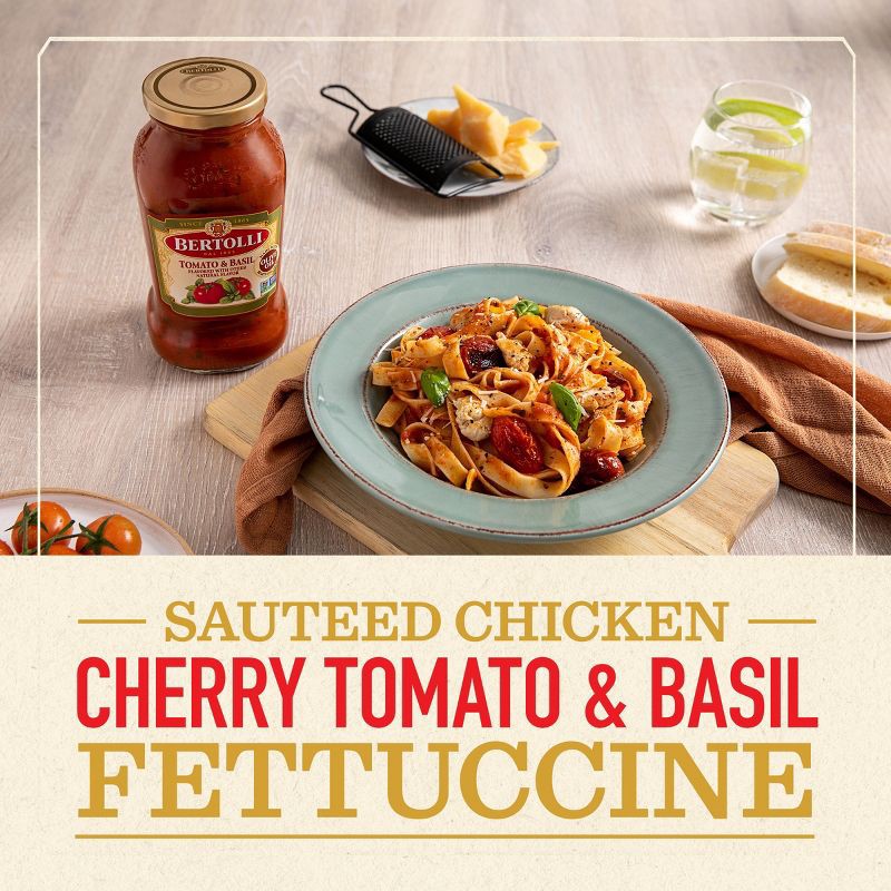 slide 5 of 8, Bertolli Tomato & Basil Pasta Sauce - 24oz, 24 oz