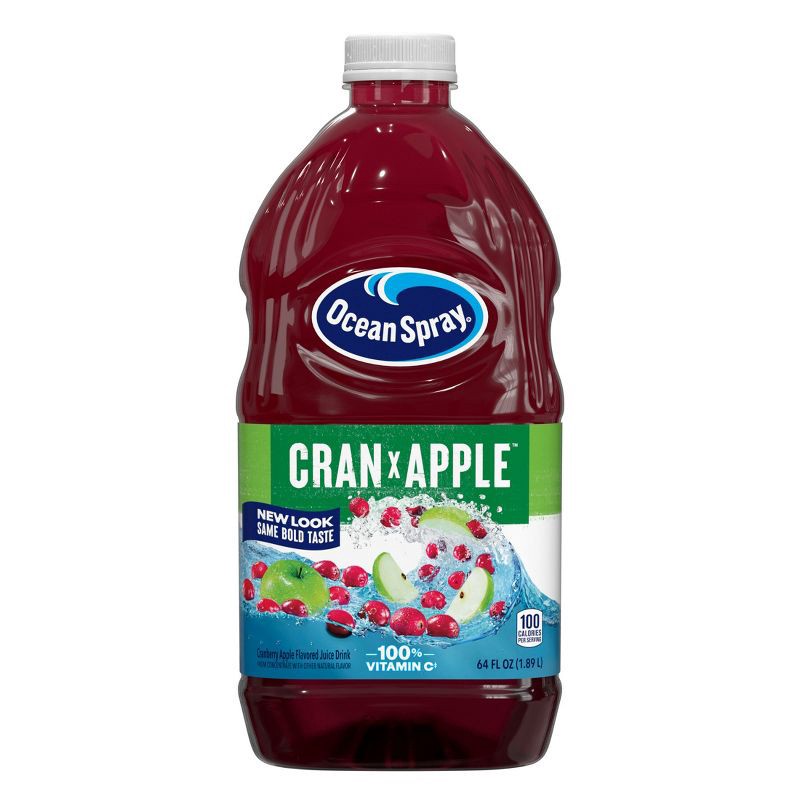 slide 2 of 10, Ocean Spray Cran-Apple Juice - 64 fl oz Bottle, 64 fl oz