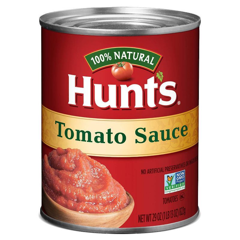 slide 1 of 5, Hunt's 100% Natural Tomato Sauce - 29oz, 29 oz