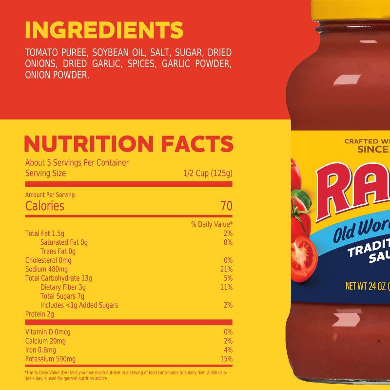 slide 2 of 6, Ragu Old World Style Traditional Sauce - 24oz, 24 oz