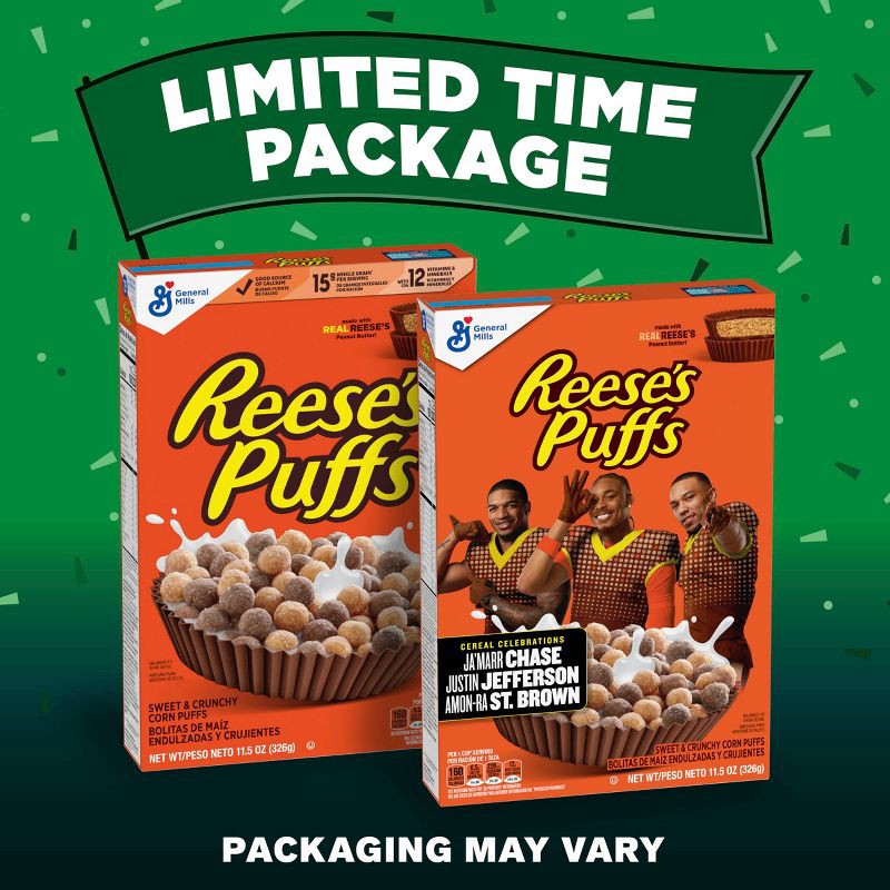 slide 2 of 7, Reese's Puffs Breakfast Cereal - 11.5oz - General Mills, 11.5 oz