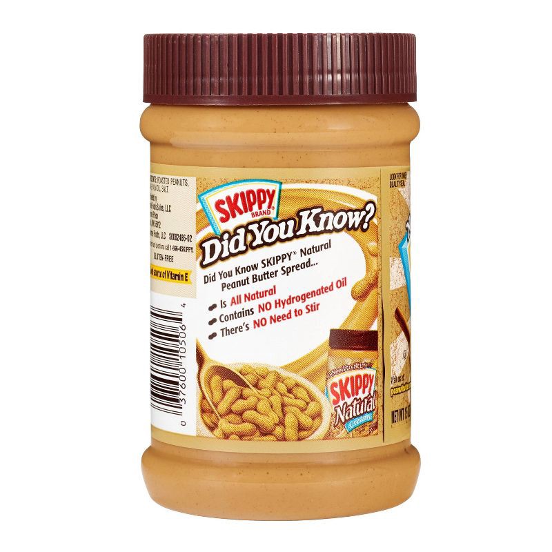 slide 2 of 13, Skippy Natural Creamy Peanut Butter - 15oz, 15 oz