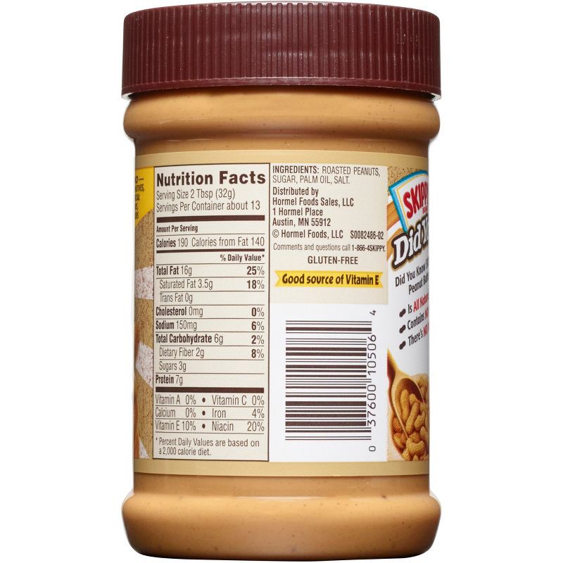 slide 3 of 9, Skippy Natural Creamy Peanut Butter - 15oz, 15 oz