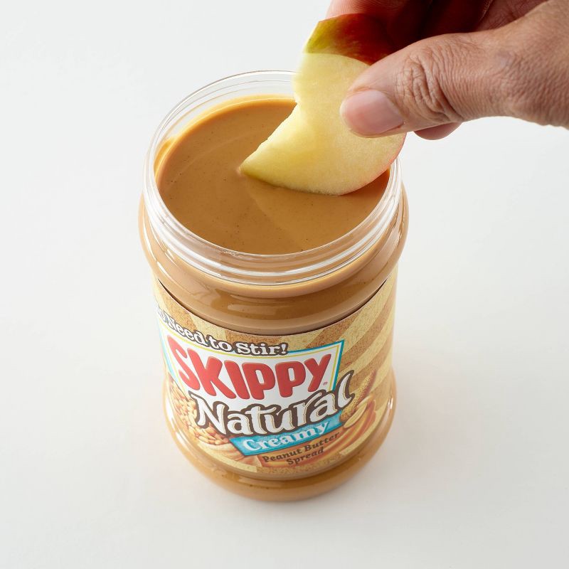slide 7 of 13, Skippy Natural Creamy Peanut Butter - 15oz, 15 oz