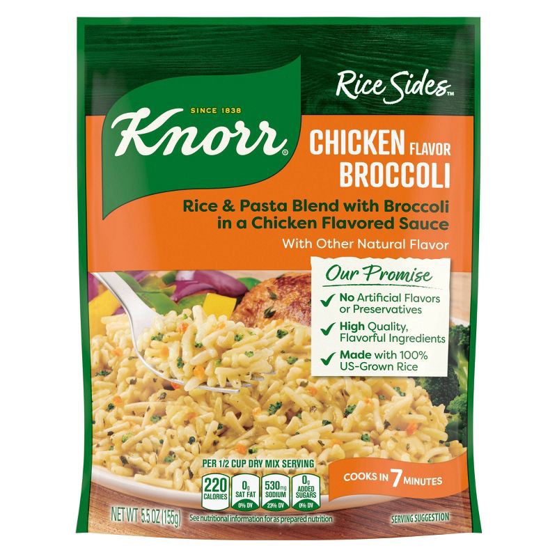 slide 1 of 6, Knorr Rice Sides Chicken Broccoli Rice Mix - 5.5oz, 5.5 oz