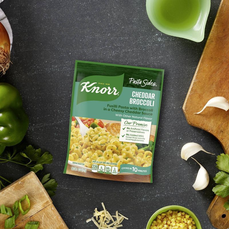 slide 4 of 8, Knorr Pasta Sides Fusili with Cheddar Broccoli - 4.3oz, 4.3 oz