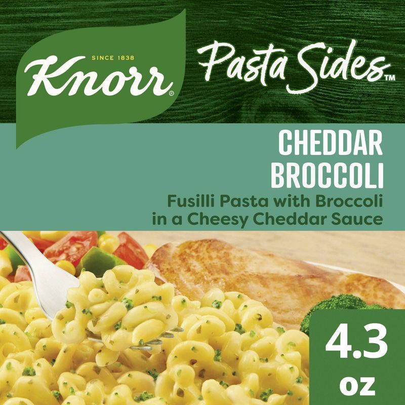 slide 1 of 8, Knorr Pasta Sides Fusili with Cheddar Broccoli - 4.3oz, 4.3 oz