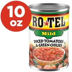 Rotel Diced Tomatoes & Green Chilies Mild 10oz