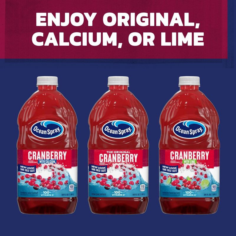 slide 8 of 11, Ocean Spray Cranberry Juice Cocktail - 64 fl oz Bottle, 64 fl oz