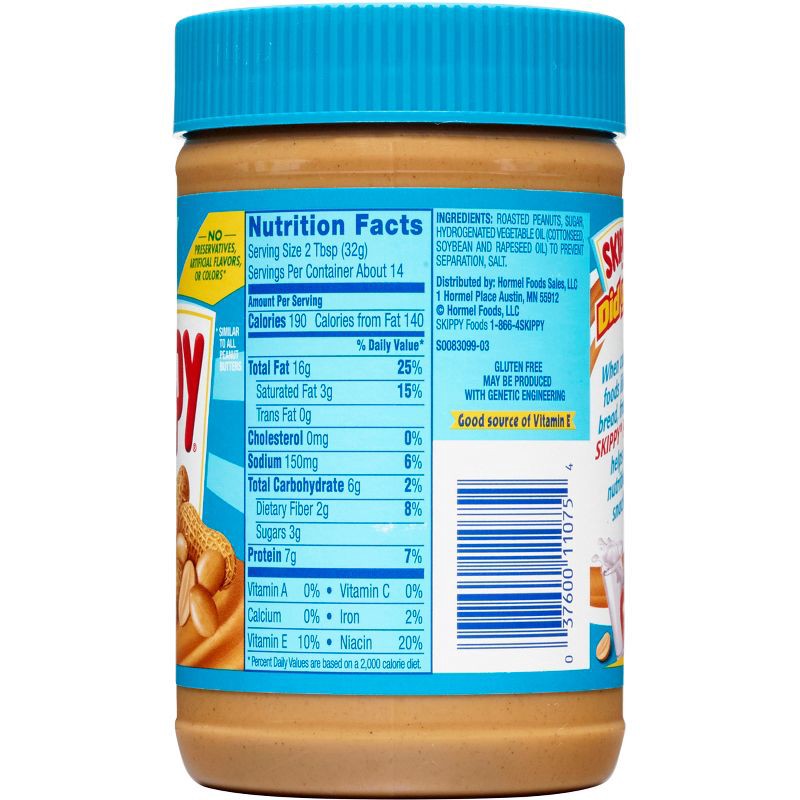 slide 3 of 16, Skippy Creamy Peanut Butter - 16.3oz, 16.3 oz