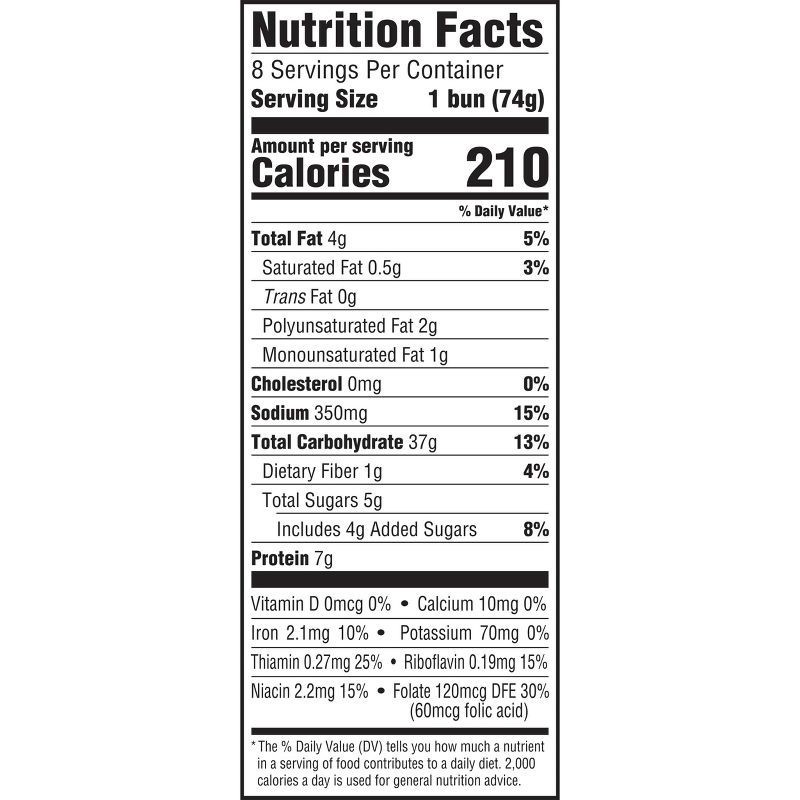 slide 9 of 10, Oroweat Premium Golden Seeded Sliced Buns - 21oz/8ct, 21 oz, 8 ct