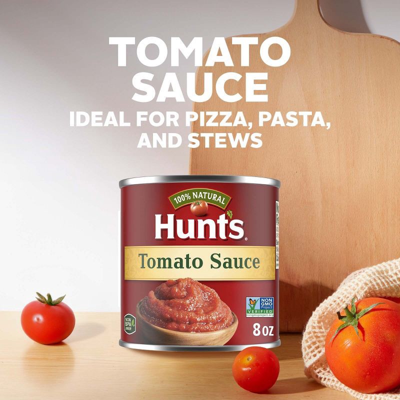 slide 4 of 6, Hunt's 100% Natural Tomato Sauce - 8oz, 8 oz