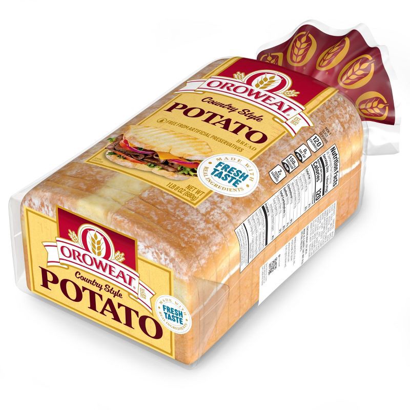 slide 2 of 13, Oroweat Country Style Potato Bread - 24oz, 24 oz
