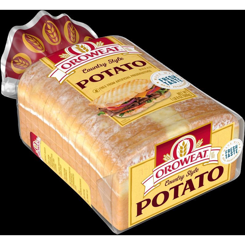 slide 7 of 13, Oroweat Country Style Potato Bread - 24oz, 24 oz