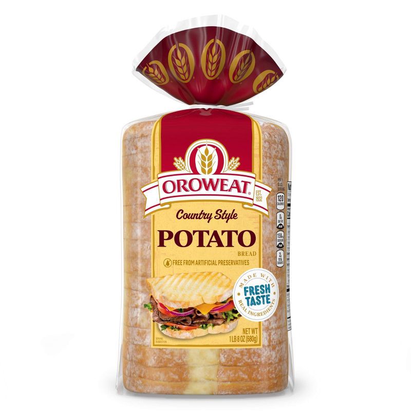 slide 8 of 13, Oroweat Country Style Potato Bread - 24oz, 24 oz