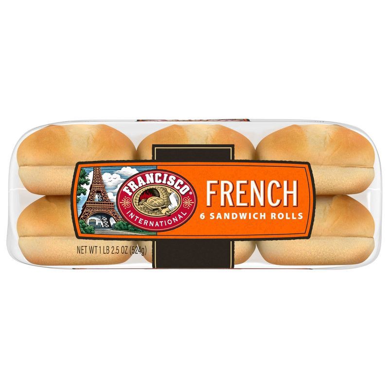 slide 5 of 8, Francisco Sweet French Sandwich Rolls - 1lbs/6ct, 6 ct; 1 lb