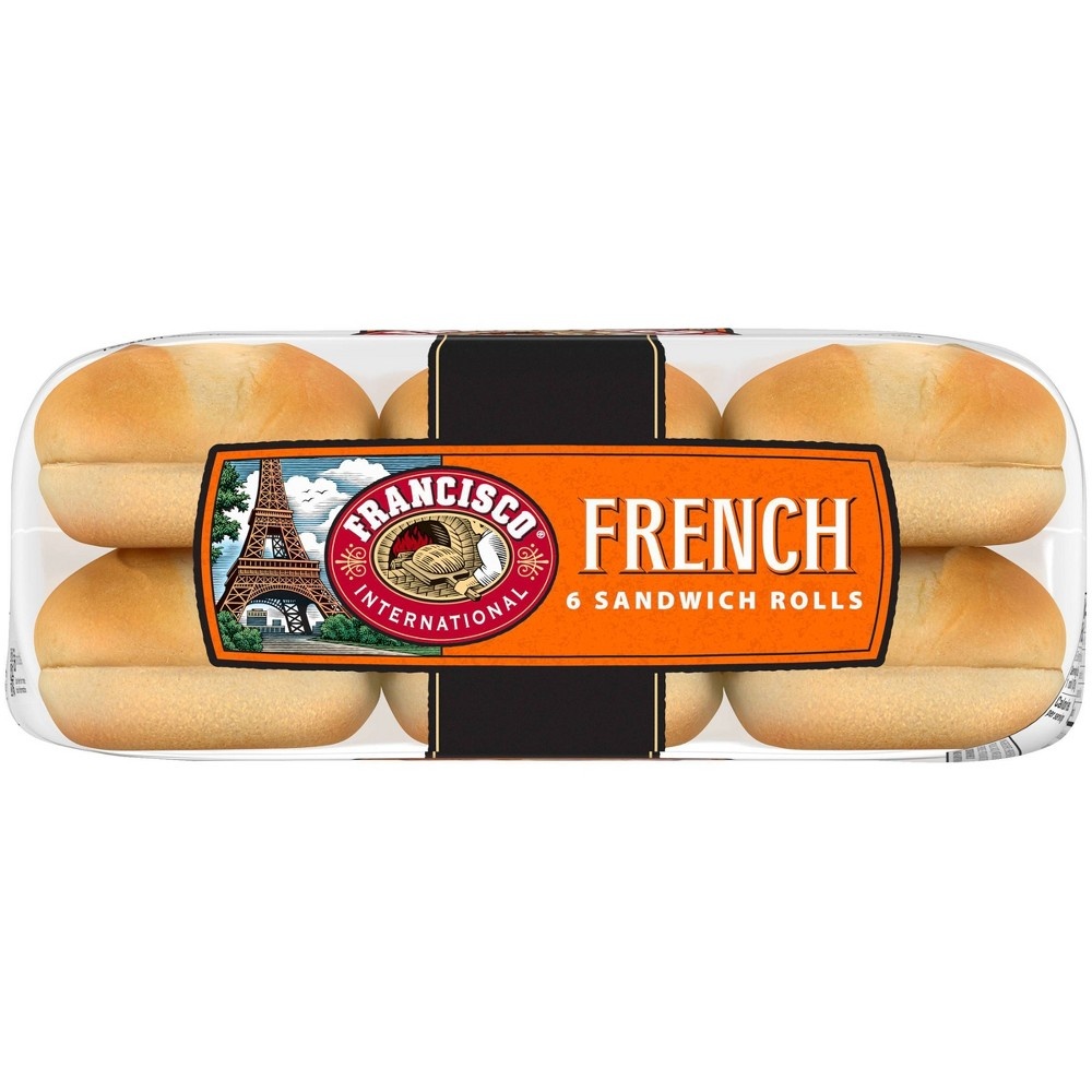 Francisco Sweet French Sandwich Rolls - 1lbs/6ct