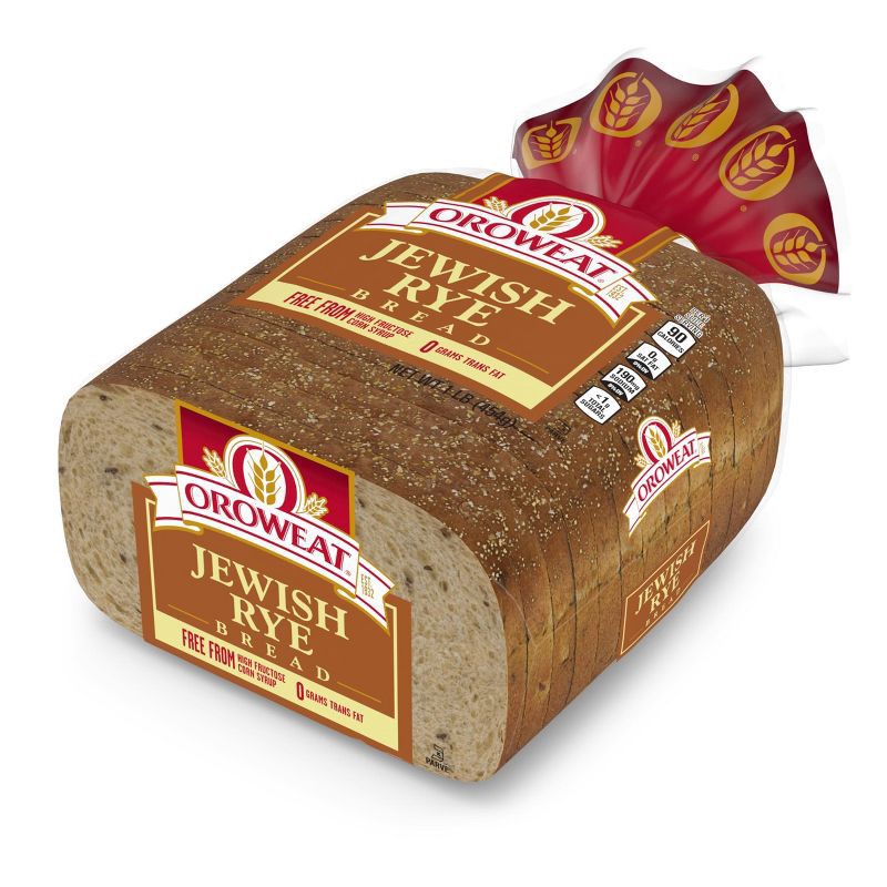 slide 2 of 9, Oroweat Jewish Rye Bread - 16oz, 16 oz