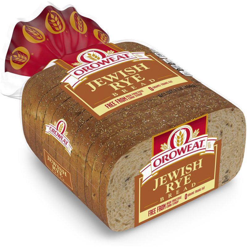 slide 3 of 9, Oroweat Jewish Rye Bread - 16oz, 16 oz