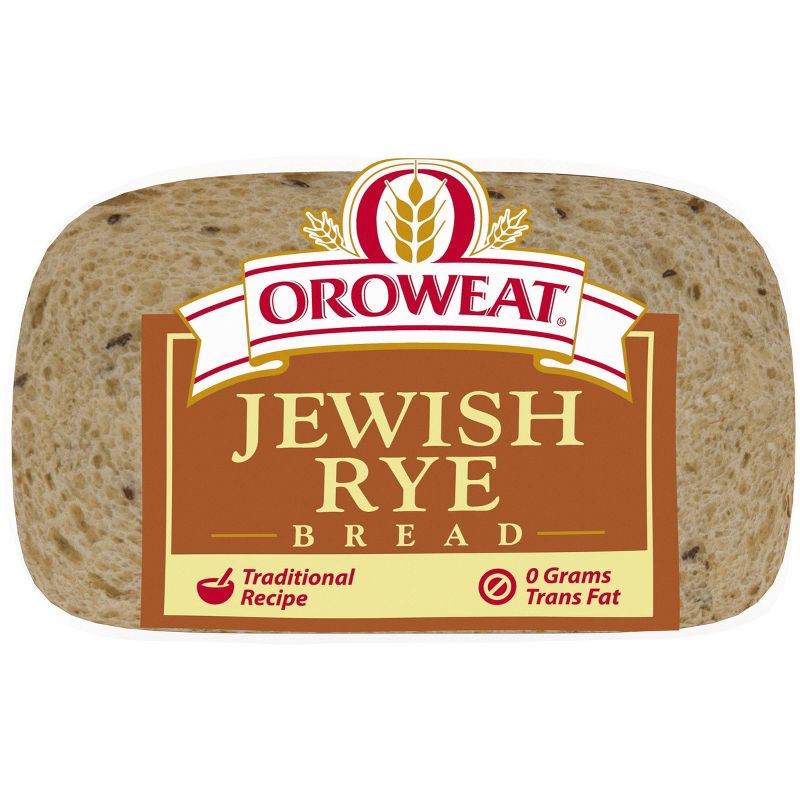 slide 5 of 9, Oroweat Jewish Rye Bread - 16oz, 16 oz