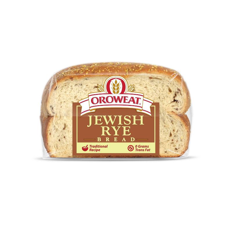 slide 6 of 9, Oroweat Jewish Rye Bread - 16oz, 16 oz