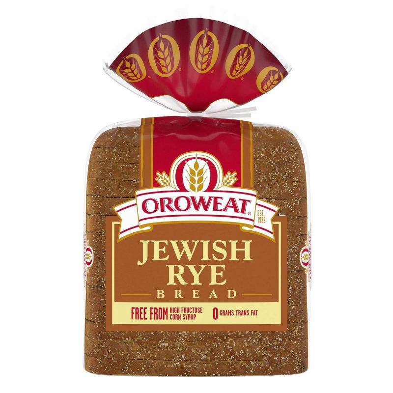 slide 9 of 9, Oroweat Jewish Rye Bread - 16oz, 16 oz