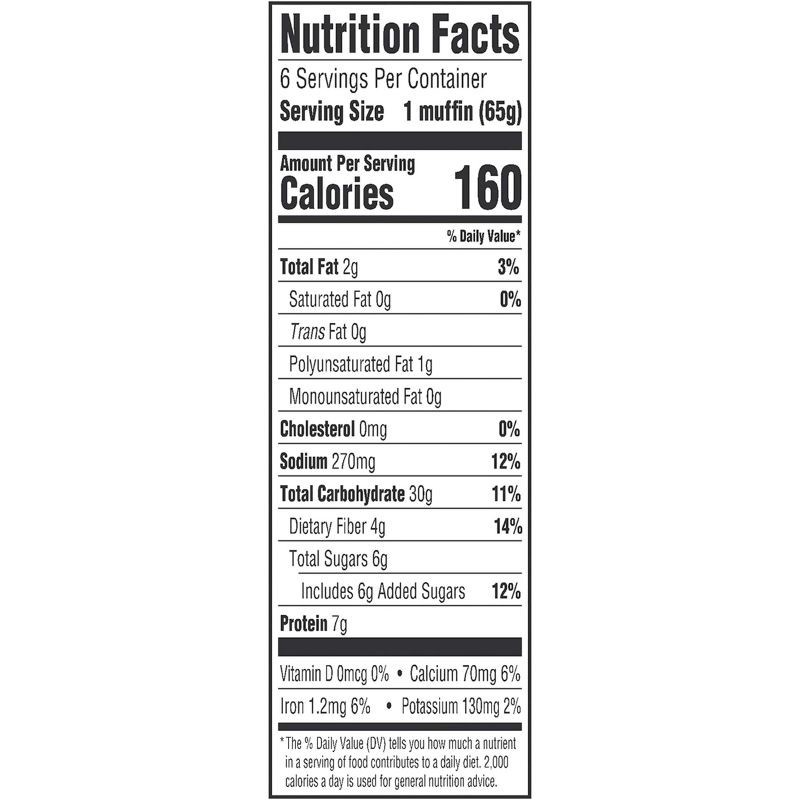 slide 4 of 7, Oroweat 100% Whole Wheat English Muffins - 13.75oz/6ct, 13.75 oz, 6 ct
