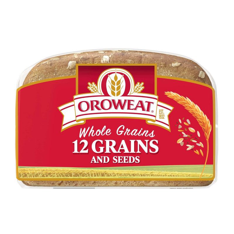 slide 8 of 12, Oroweat 12 Grain Bread - 24oz, 24 oz