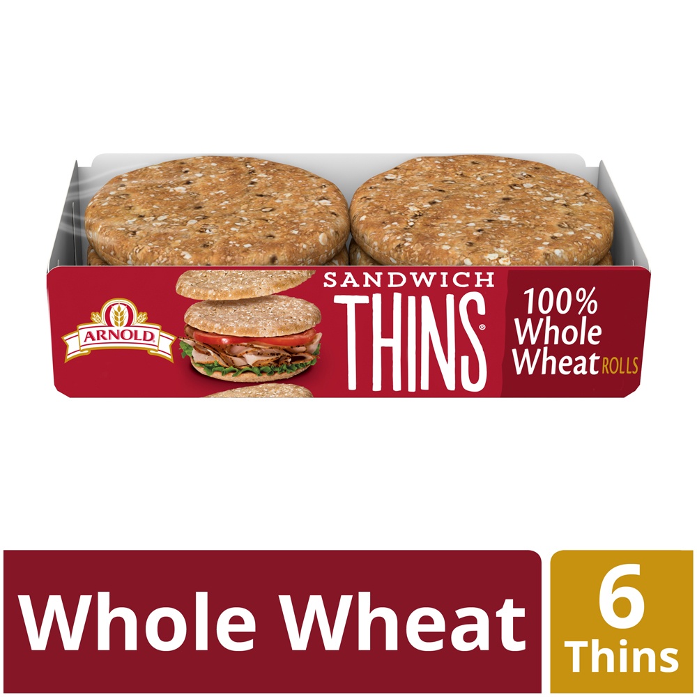 slide 2 of 9, Arnold Sandwich Bread Thin Whole Wheat, 12 oz