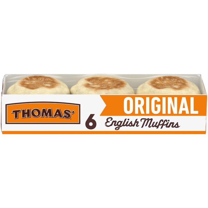 slide 12 of 12, Thomas' Regular English Muffins - 13oz/6ct, 6 ct; 13 oz
