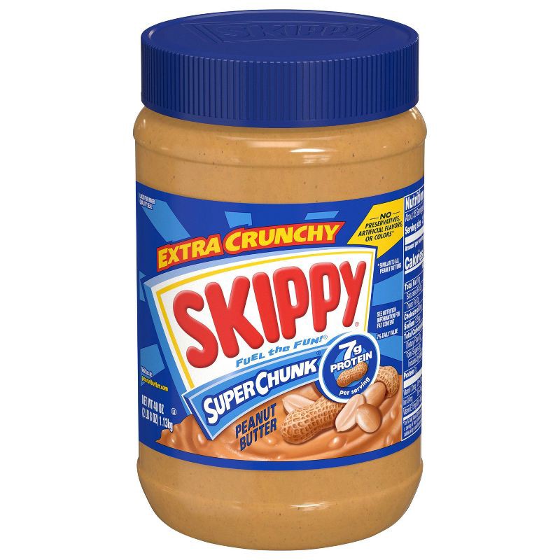 slide 1 of 13, Skippy Chunky Peanut Butter - 40oz, 40 oz